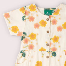 Load image into Gallery viewer, Flora Button Through Short Sleeve Dress
