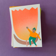 Load image into Gallery viewer, Blooming Risograph Card Set