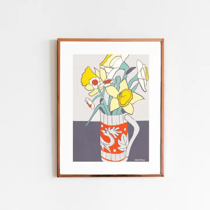 Daffodil Jug Artwork Print