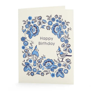 Bluejay Happy Birthday Card
