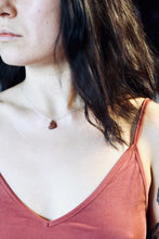 Load image into Gallery viewer, Tiny Wood Heart Necklace