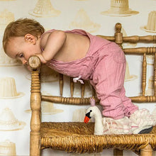 Load image into Gallery viewer, Odette the Swan Felted Children&#39;s Slippers