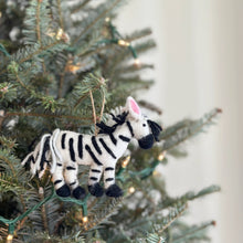 Load image into Gallery viewer, Zebra Ornament