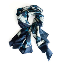 Load image into Gallery viewer, Block Print Cotton Silk Scarf/Wrap - Grenada