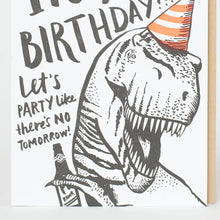Load image into Gallery viewer, T-Rex Birthday Card