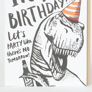 T-Rex Birthday Card