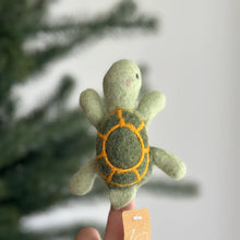 Load image into Gallery viewer, Turtle Finger Puppet