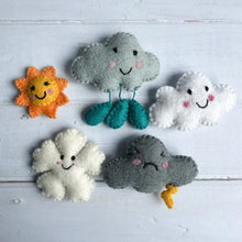 Load image into Gallery viewer, Felted 5 piece Weather Set
