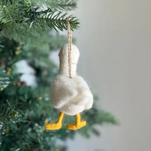 Load image into Gallery viewer, White Duck Ornament