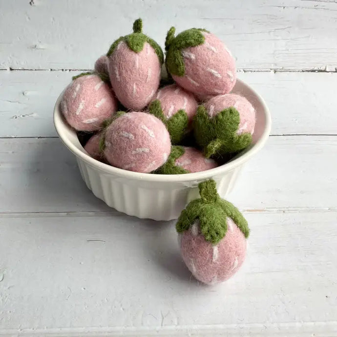 Felted Strawberry