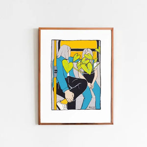 Bus Ride Artwork Print