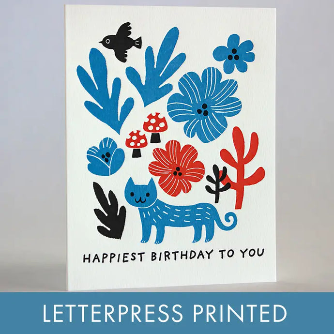 Happiest Birthday Cat Card