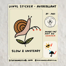 Load image into Gallery viewer, Slow and Unsteady Sticker