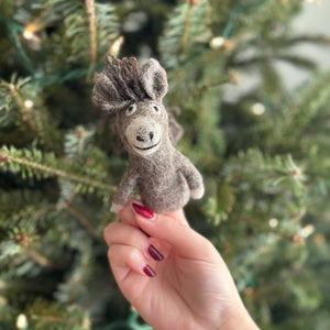 Donkey Finger Puppet