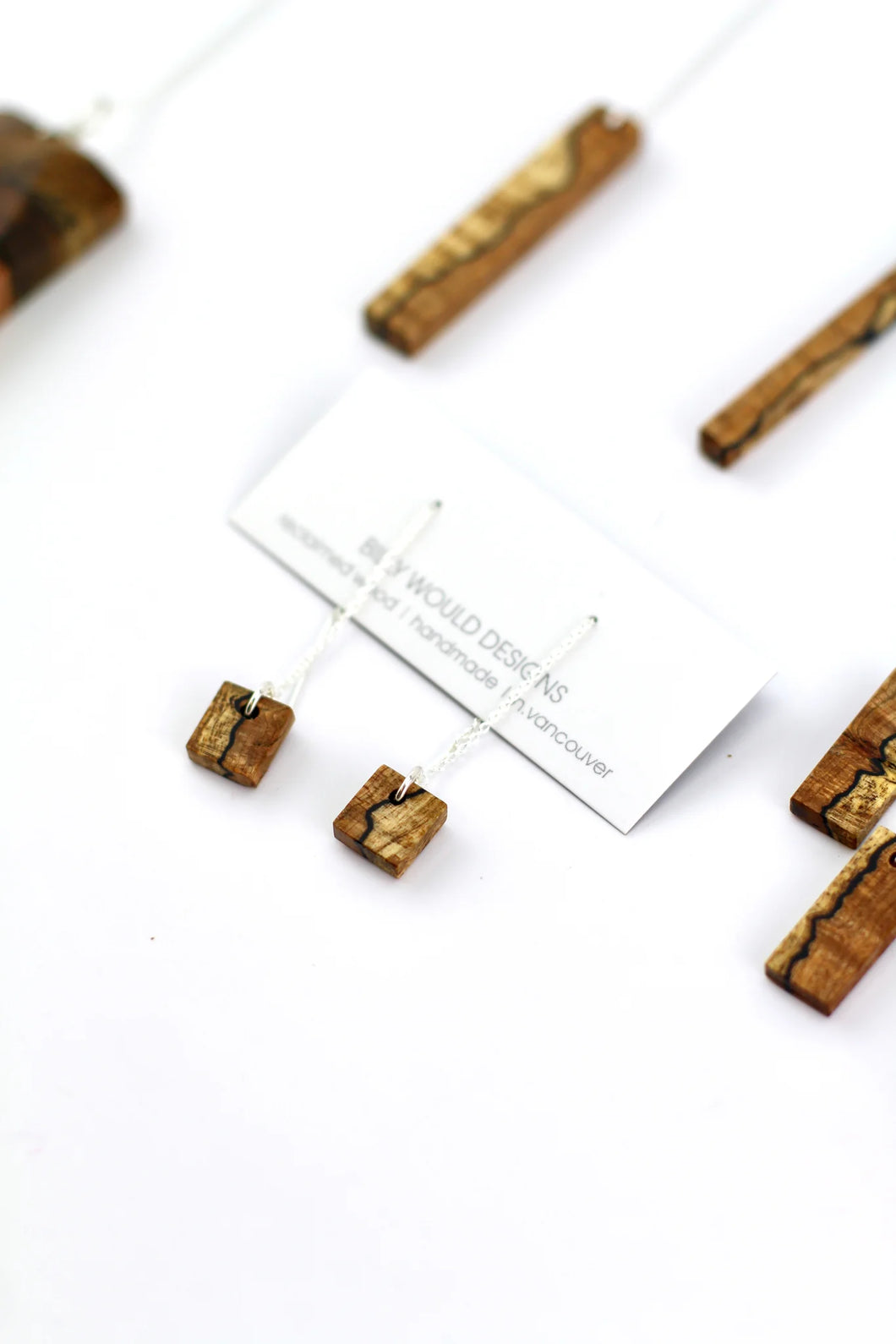 Spalted Maple Earrings