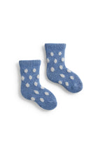 Load image into Gallery viewer, Wool Cashmere Crew Baby Socks - Classic Dot