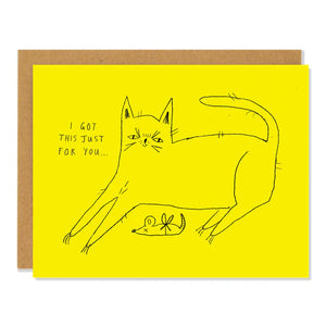 Just for You Birthday Card