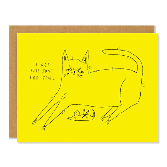 Just for You Birthday Card