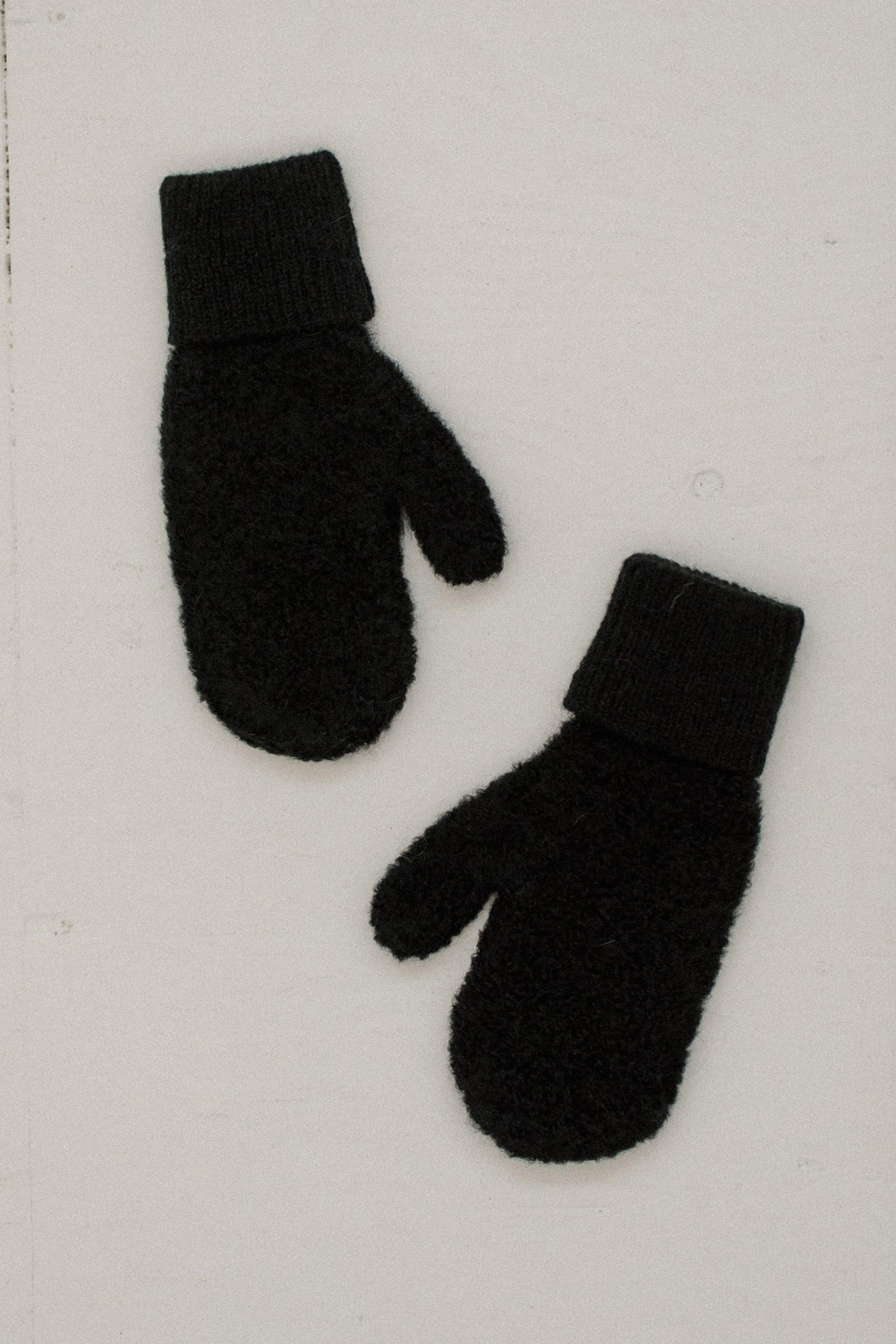 Alpaca Boucle Mittens
