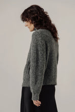 Load image into Gallery viewer, Alpaca Rib Zip Jacket