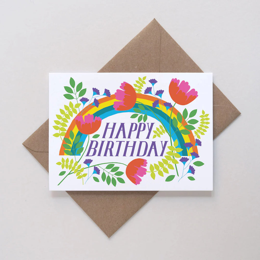 Birthday Blooms Greeting Card