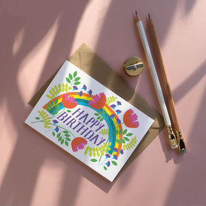 Birthday Blooms Greeting Card