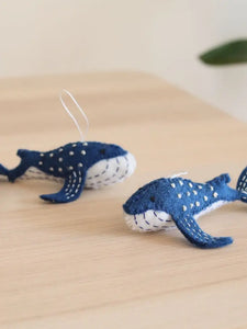 Blue Whale Ornament