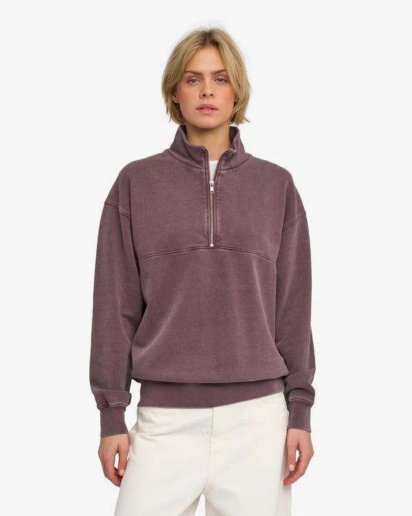 Unisex Organic Quarter Zip – Zinnia Textiles Nelson