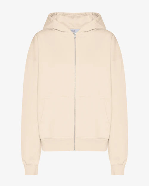 Unisex Oversized Organic Zip Hoodie