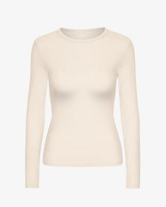 Women's Organic Rib Long Sleeve T-shirt