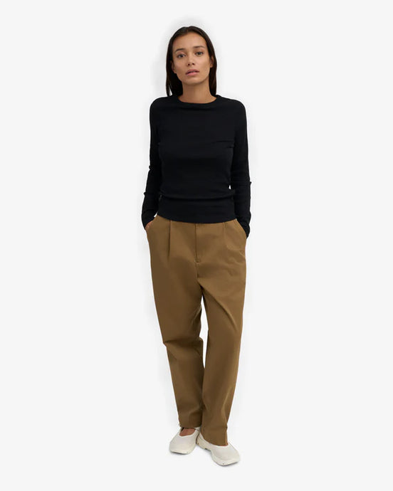 Women's Organic Rib Long Sleeve T-shirt