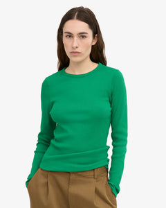 Women's Organic Rib Long Sleeve T-shirt
