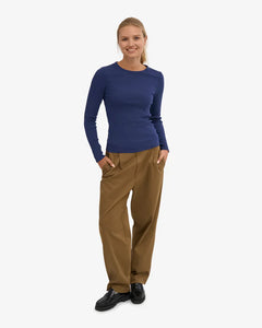 Women's Organic Rib Long Sleeve T-shirt