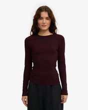 Load image into Gallery viewer, Women's Organic Rib Long Sleeve T-shirt