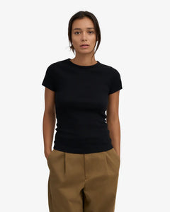 Women's Organic Rib Short Sleeve T-shirt