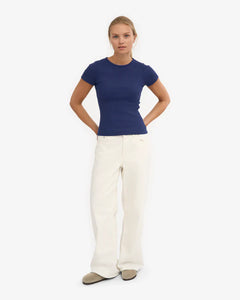Women's Organic Rib Short Sleeve T-shirt