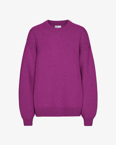 Unisex Oversized Merino Wool Crew Sweater