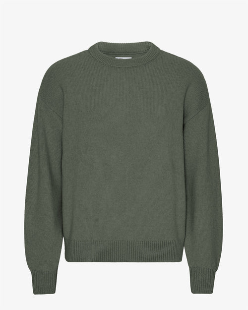 Unisex Oversized Merino Wool Crew Sweater