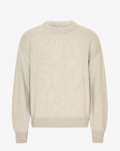 Unisex Oversized Merino Wool Crew Sweater