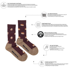 Load image into Gallery viewer, Woman's Hedgehog Merino Wool Socks