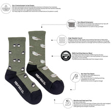 Load image into Gallery viewer, Woman's Bird &amp; Birdwatching Merino Wool Socks