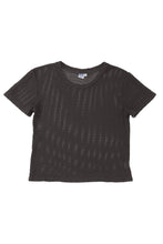 Load image into Gallery viewer, Carmen Mesh Cropped Tee