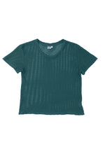 Load image into Gallery viewer, Carmen Mesh Cropped Tee