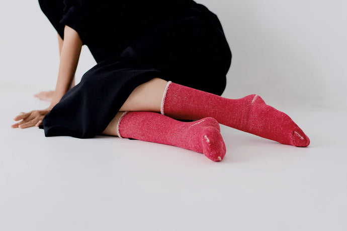 Cotton Wool Pile Socks