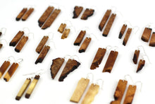 Load image into Gallery viewer, Live Edge Wooden Earrings