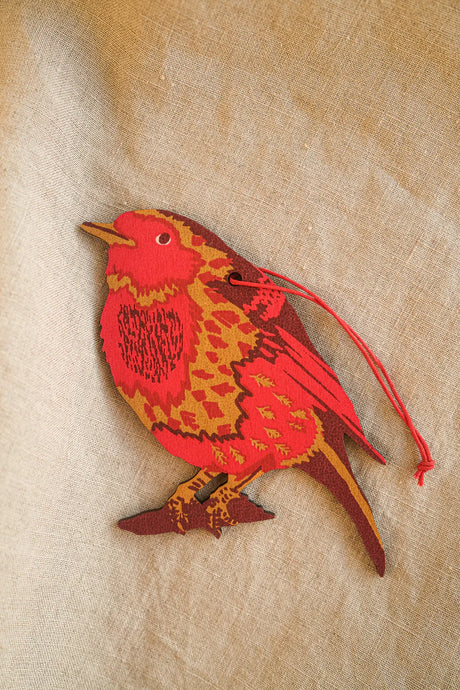 Robin Wooden Ornament