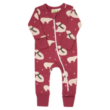 Load image into Gallery viewer, 2 Way Zip Printed Long Sleeve Romper