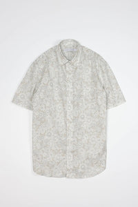 Japanese Garden Print Shirt - Beige