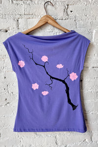 Hama Hama Top - Lilac Cherry Branch