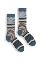 Load image into Gallery viewer, Wool Cashmere Crew Women&#39;s Socks - Honeycomb